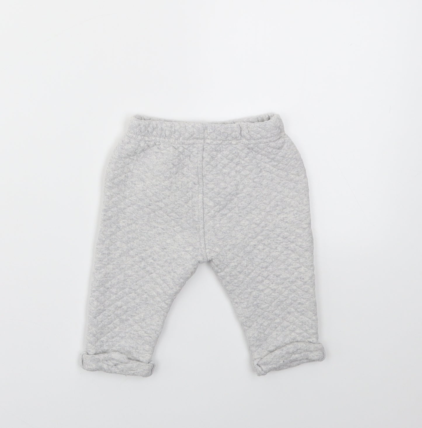 M&S Boys Grey   Capri Trousers Size 6-9 Months