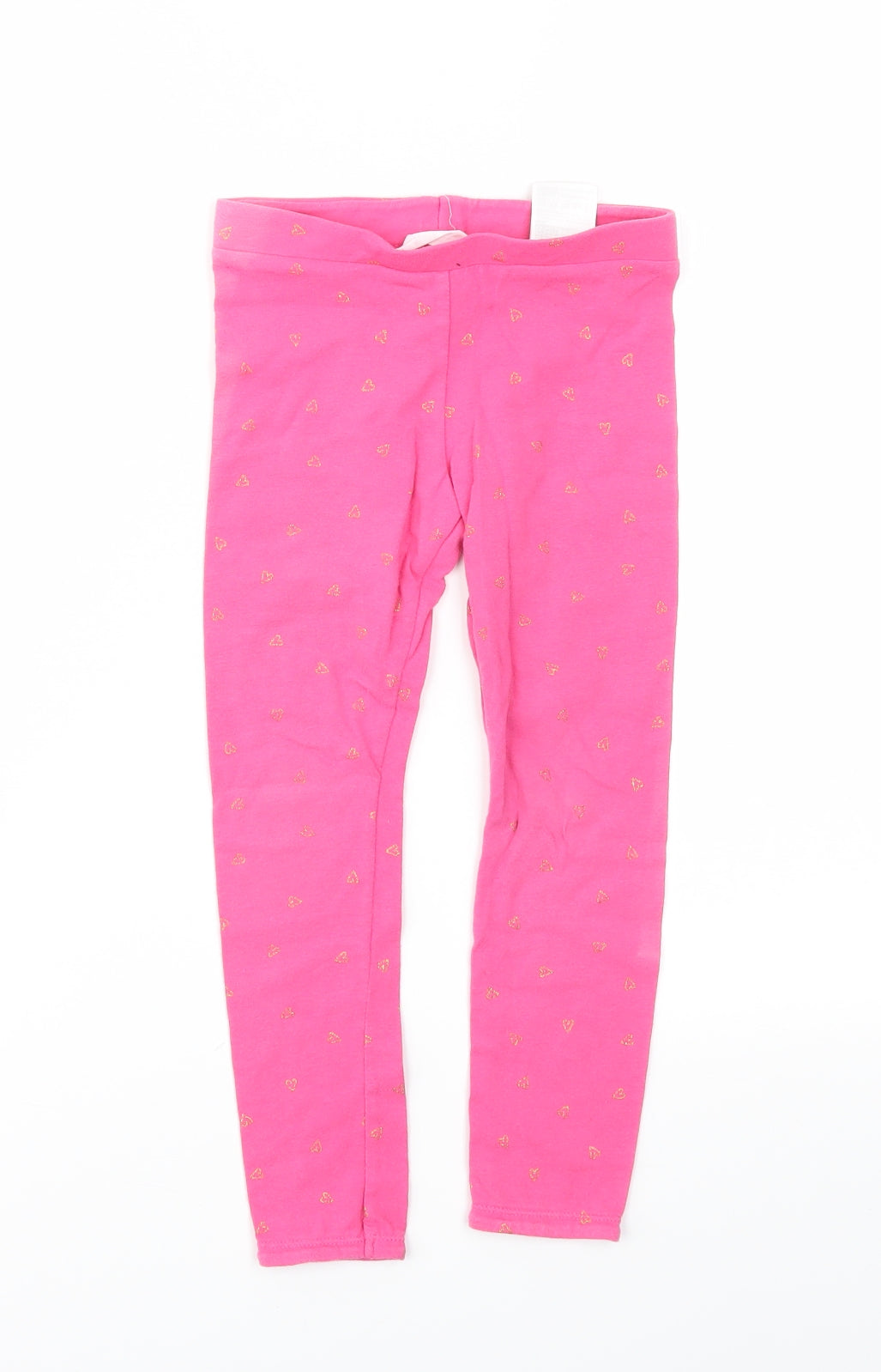 H&M Girls Multicoloured Floral  Capri Trousers Size 4-5 Years