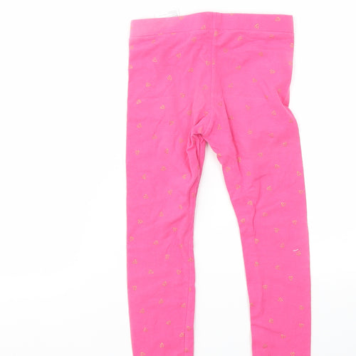 H&M Girls Multicoloured Floral  Capri Trousers Size 4-5 Years