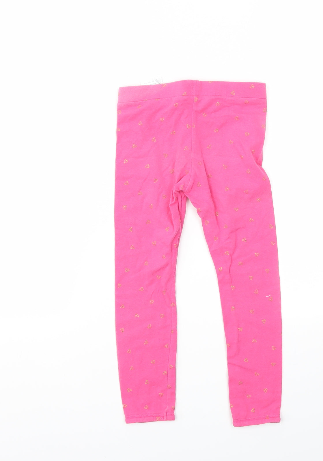 H&M Girls Multicoloured Floral  Capri Trousers Size 4-5 Years