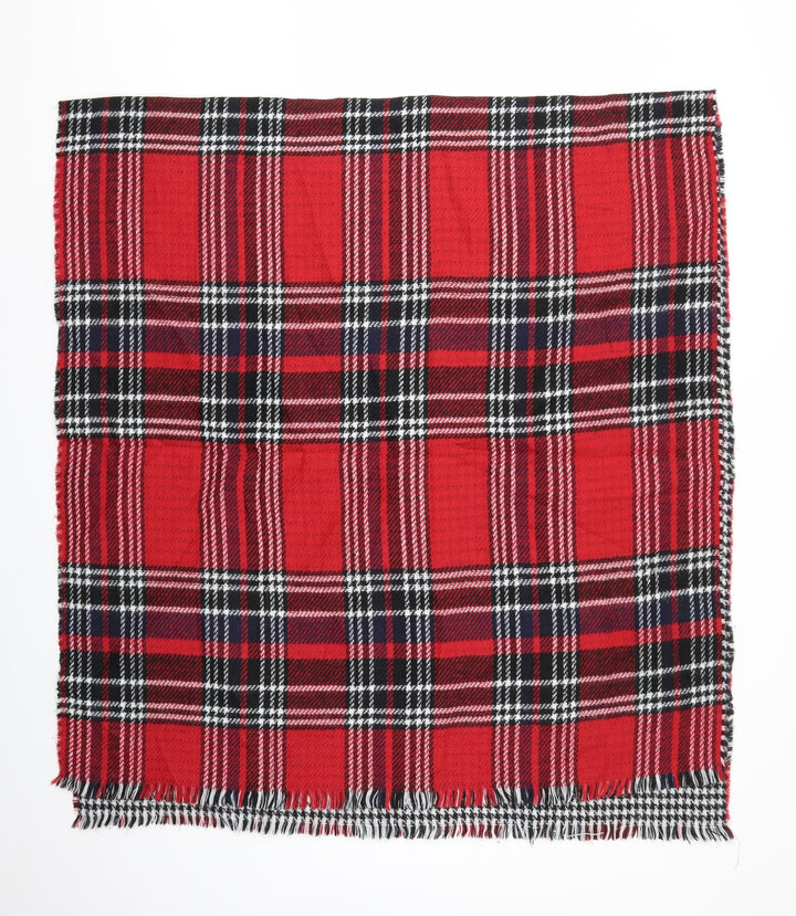 Preworn Womens Multicoloured Check Scarf
