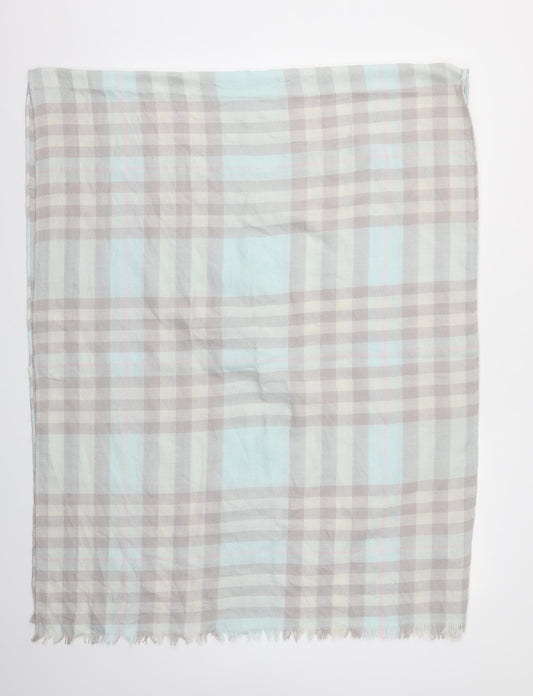 Front view of Primark women’s multicoloured check scarf