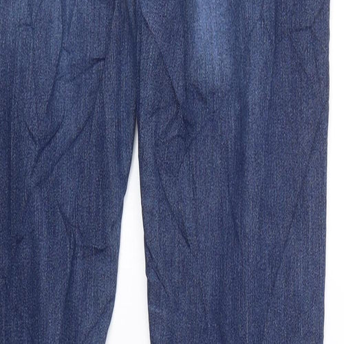 H&M Womens Blue  Denim Skinny Jeans Size 10 L30.5 in