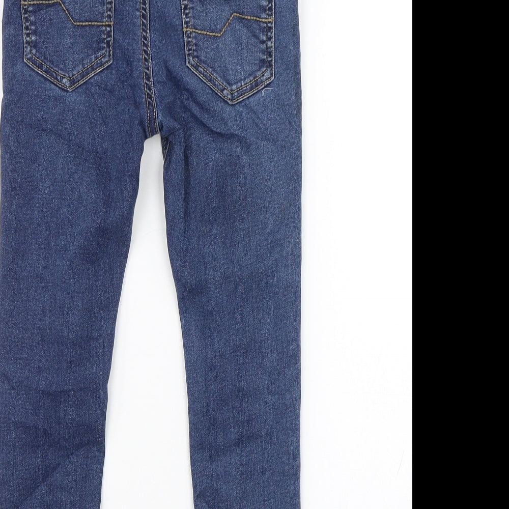 Very Boys Blue  Denim Skinny Jeans Size 4-5 Years - Distressed