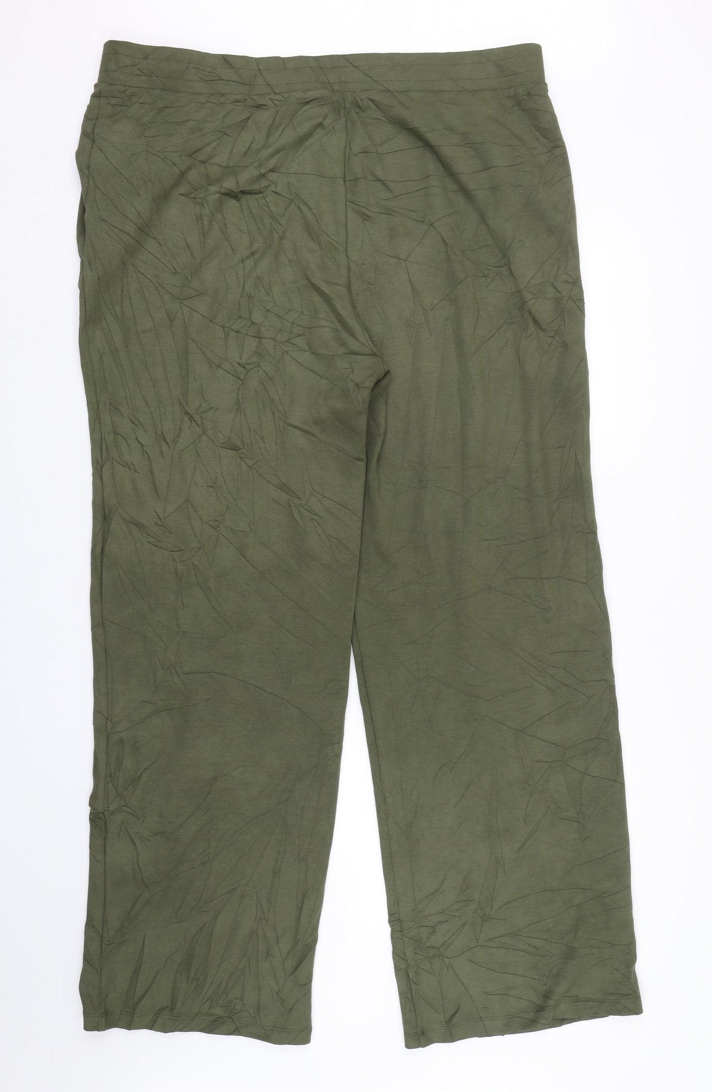 TU Womens Green   Capri Trousers Size 20 L31 in