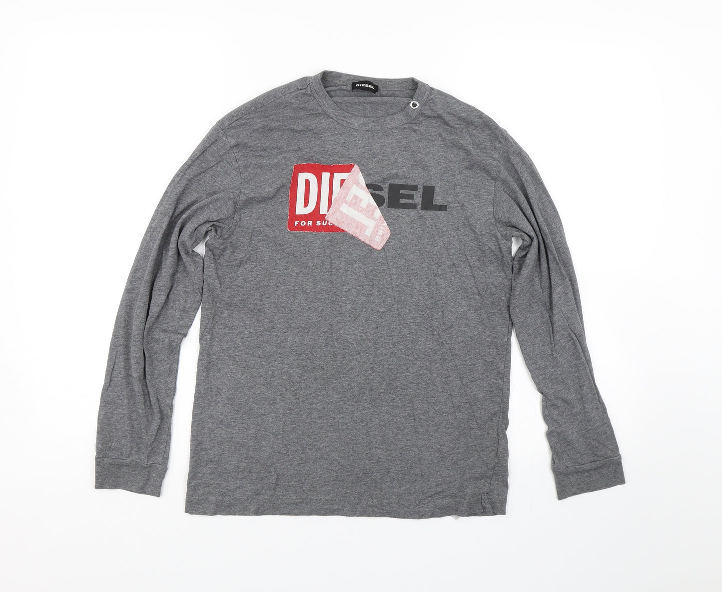 Diesel Womens Grey   Basic T-Shirt Size S