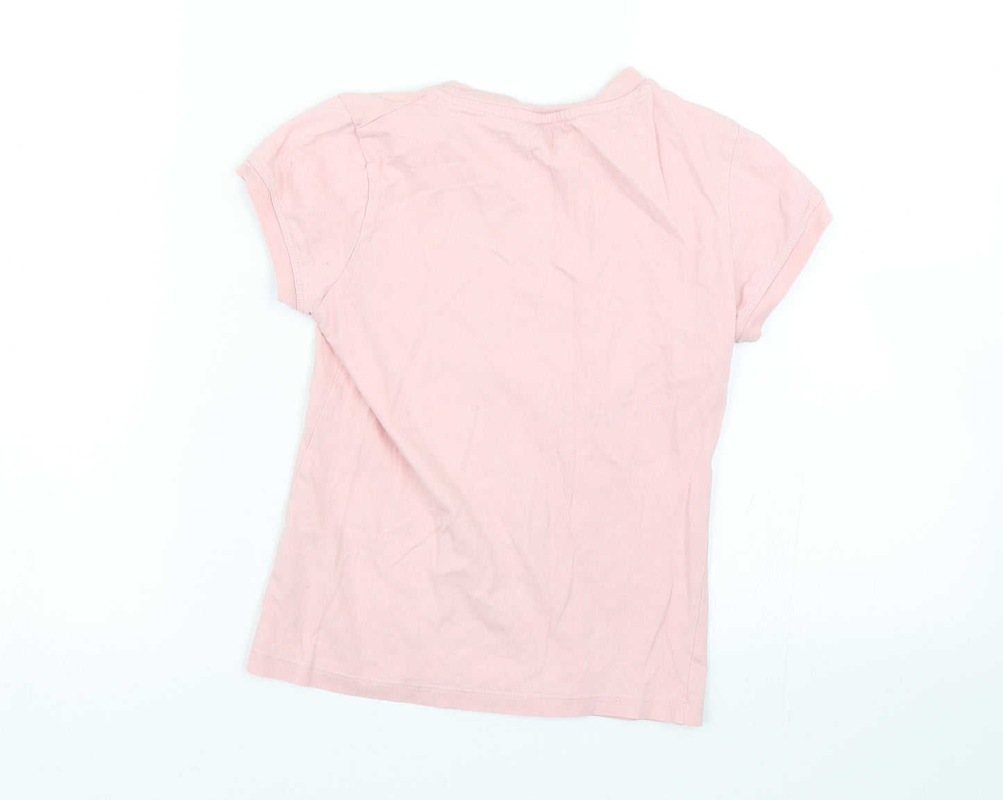 Disney Girls Pink   Basic T-Shirt Size 11-12 Years  - Piglet