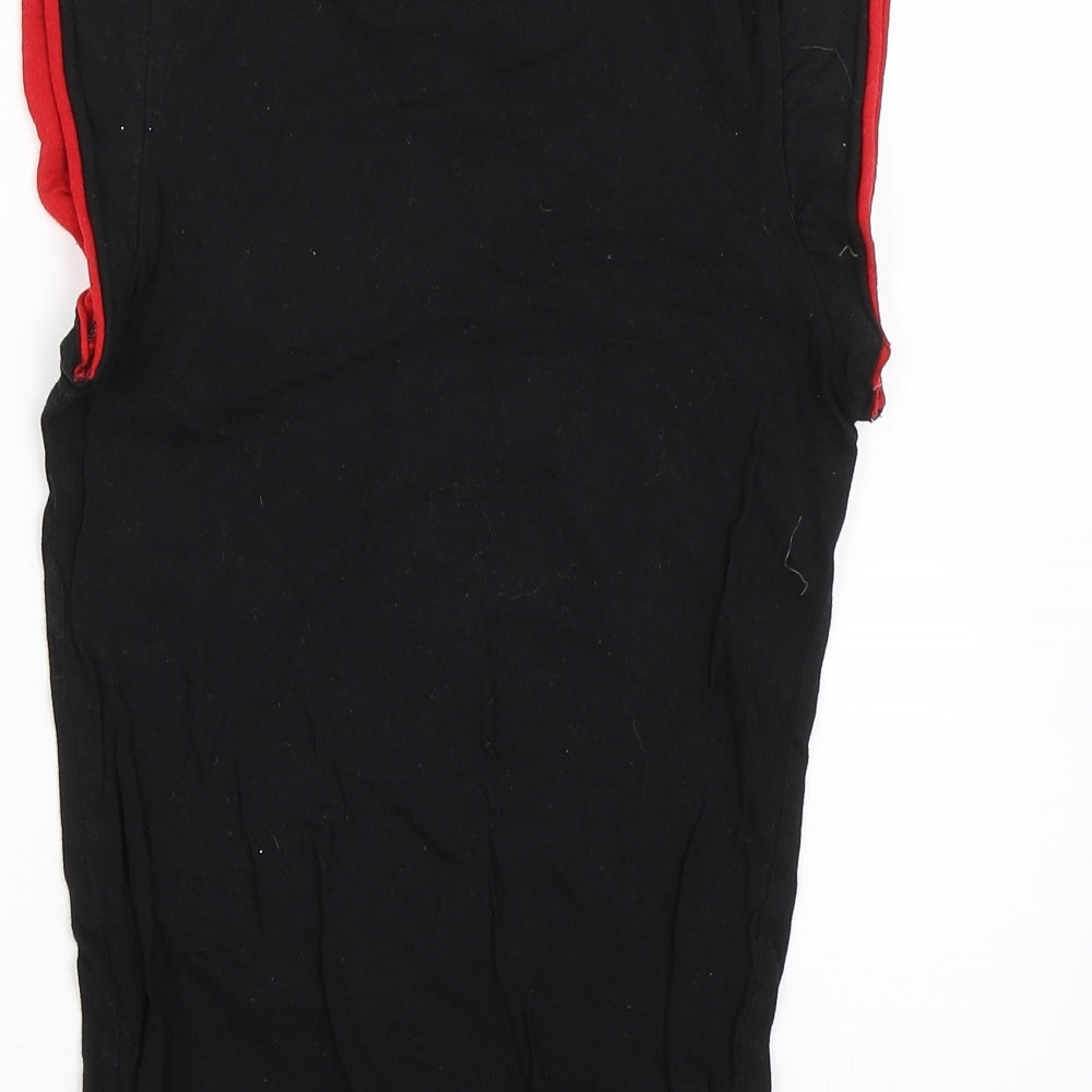 YD Girls Black   Basic T-Shirt Size 9-10 Years  - Tiger