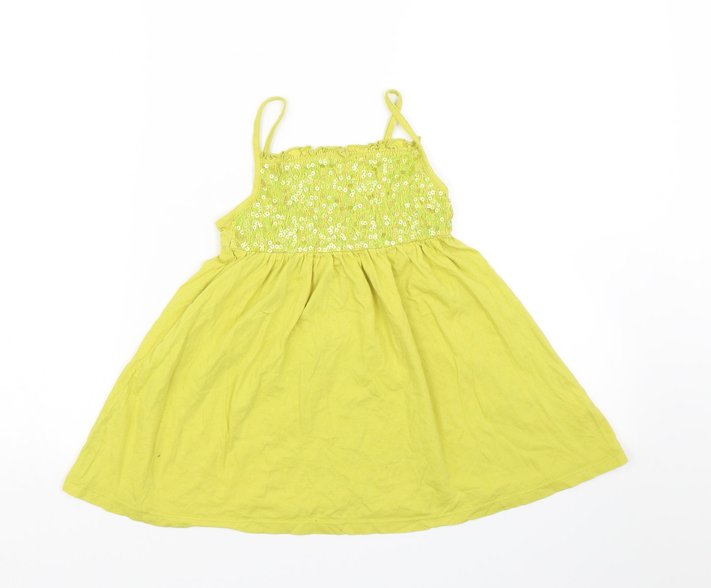 NEXT Girls Green   Tank Dress  Size 7 Years