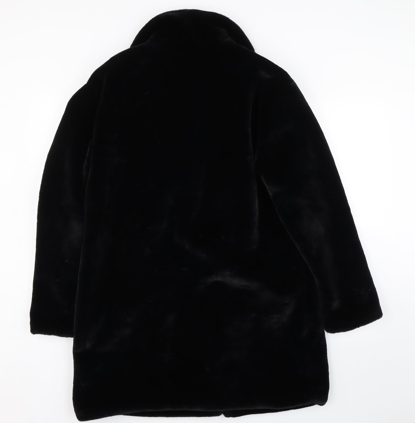 Primark Womens Black   Overcoat Coat Size 14