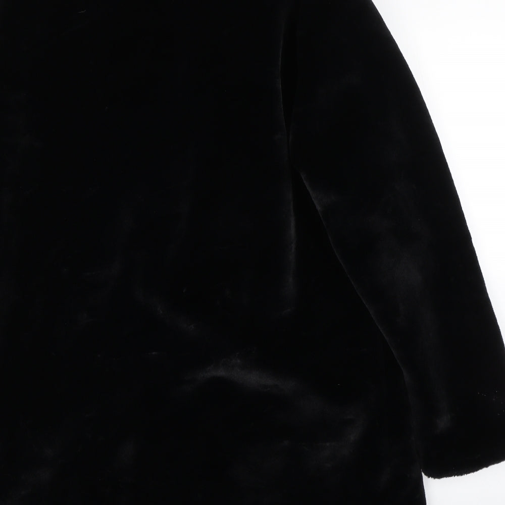 Primark Womens Black   Overcoat Coat Size 14