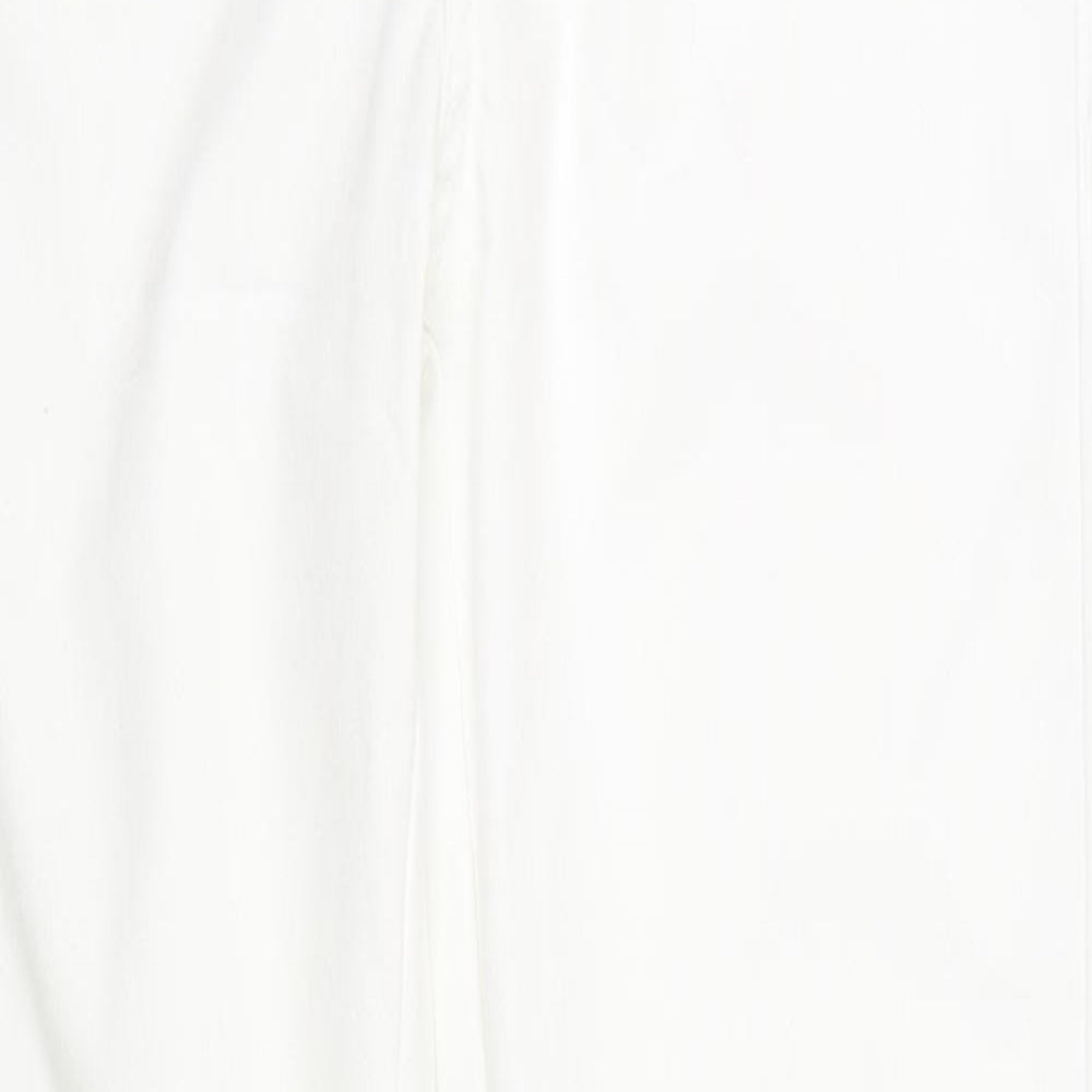 Primark Womens White  Denim Skinny Jeans Size 12 L28 in