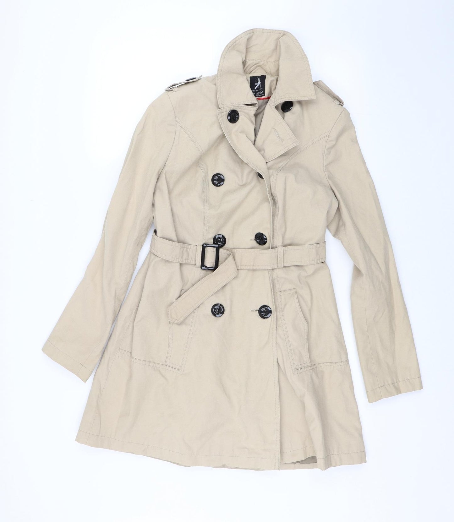 Atmosphere Womens Beige   Trench Coat Coat Size 12