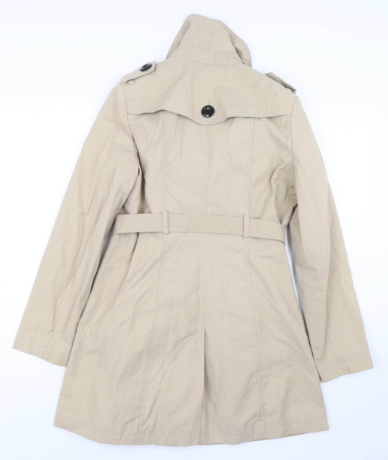 Atmosphere Womens Beige Trench Coat Coat Size 12 – Preworn