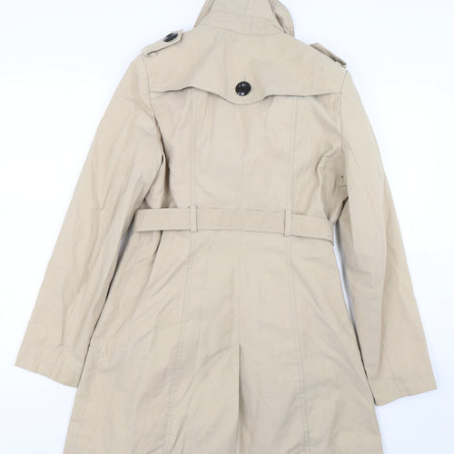 Atmosphere Womens Beige   Trench Coat Coat Size 12