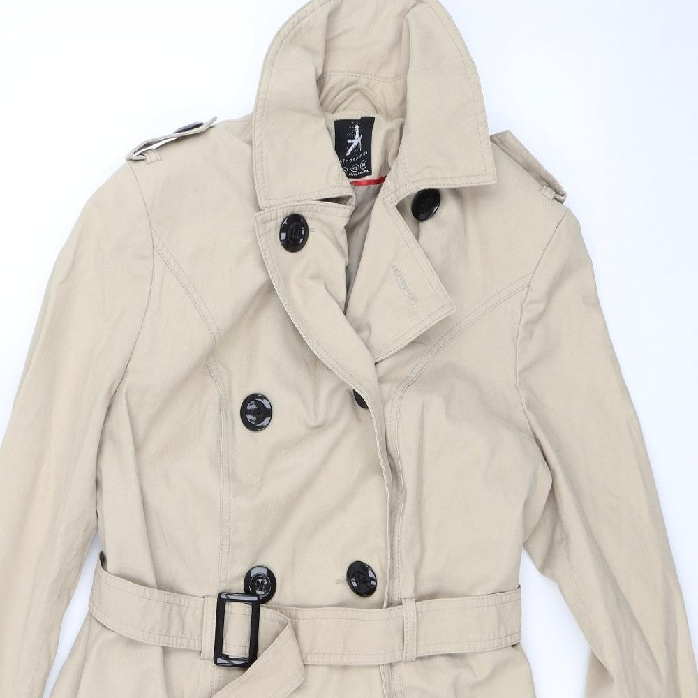 Atmosphere Womens Beige   Trench Coat Coat Size 12