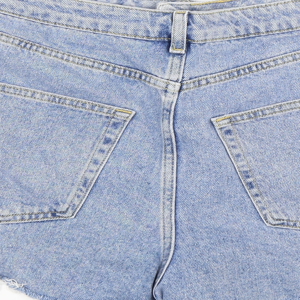 Denim co Womens Blue  Denim Mom Shorts Size 12