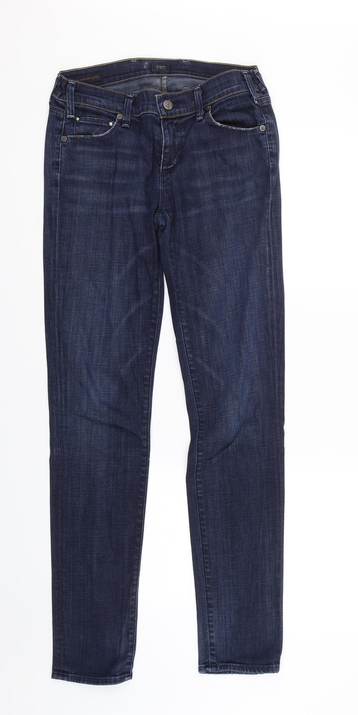 Jerome Dahan Womens Blue Denim Skinny Jeans Size 28 L31 in