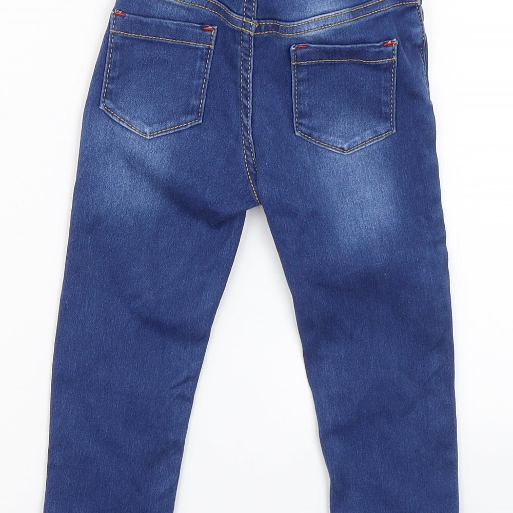 Bluezoo Baby Blue  Denim Capri Jeans Size 12-18 Months