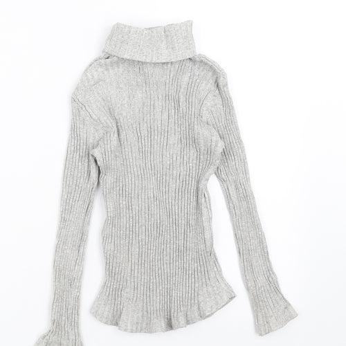 Zara Girls Grey   Pullover Jumper Size 9-10 Years