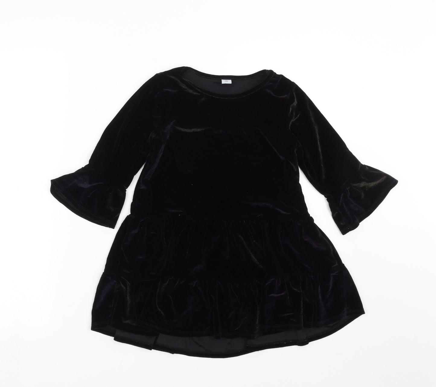 TU Girls Black   Fit & Flare  Size 9 Years