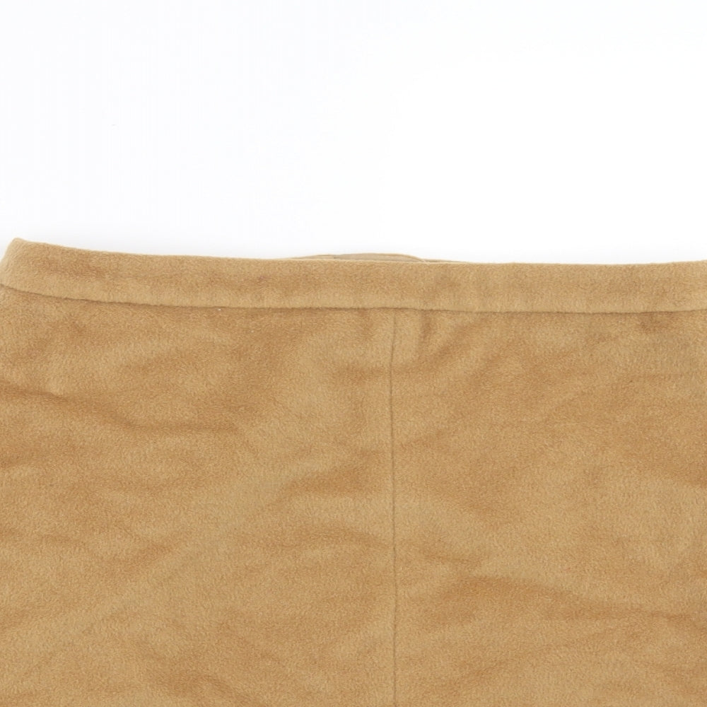 Marks and Spencer Womens Beige   A-Line Skirt Size 10