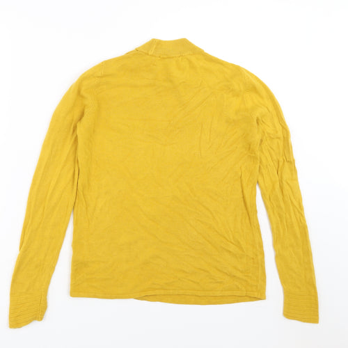 Bonmarché Womens Yellow  Knit Pullover Jumper Size 12