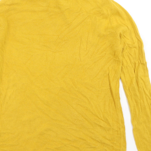 Bonmarché Womens Yellow  Knit Pullover Jumper Size 12