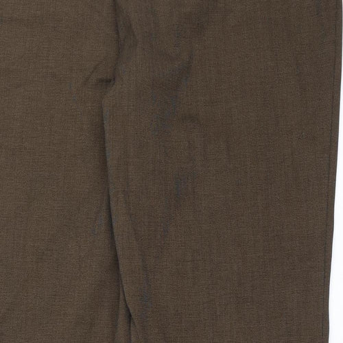 Marks and Spencer Womens Brown   Trousers  Size 18 L27 in