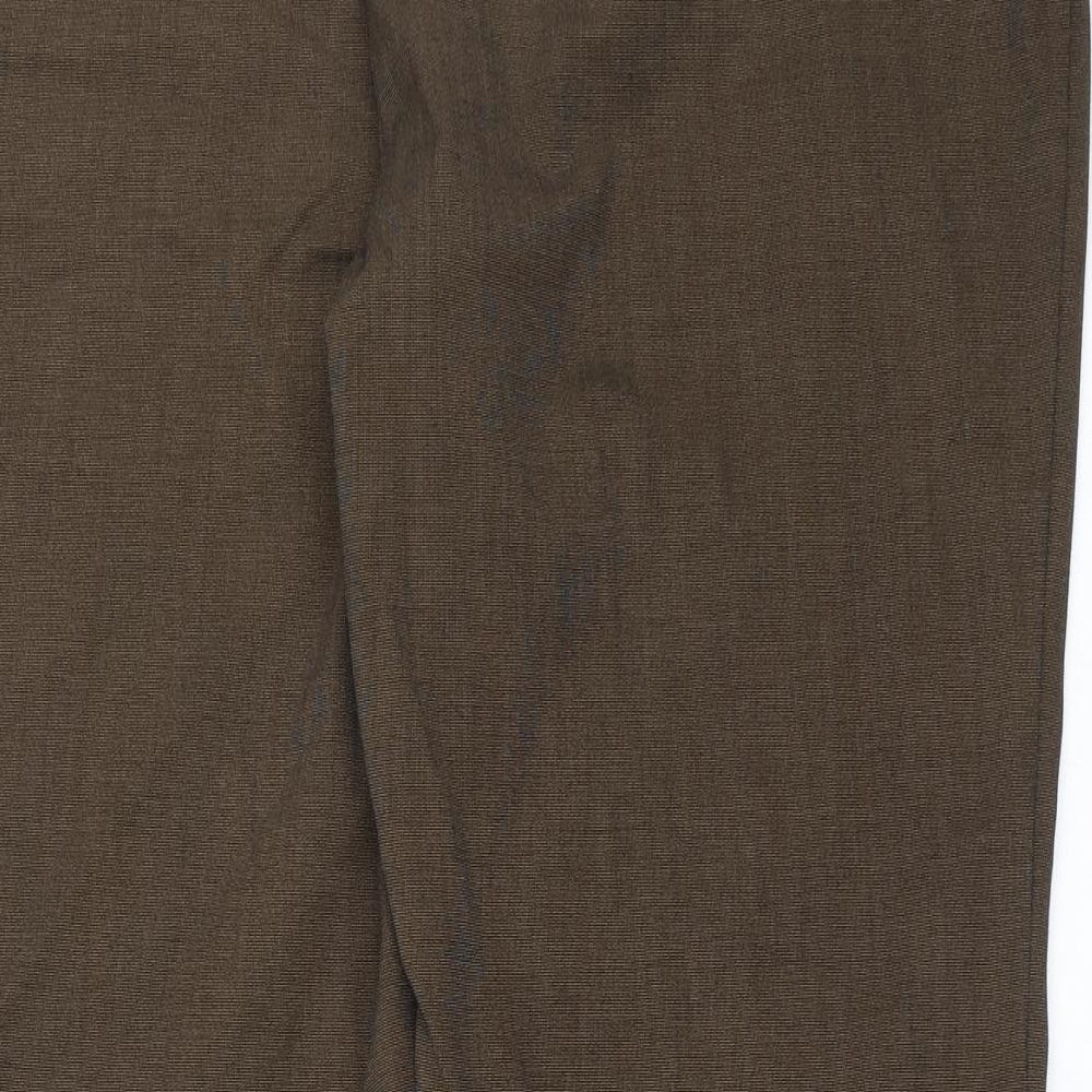 Marks and Spencer Womens Brown   Trousers  Size 18 L27 in