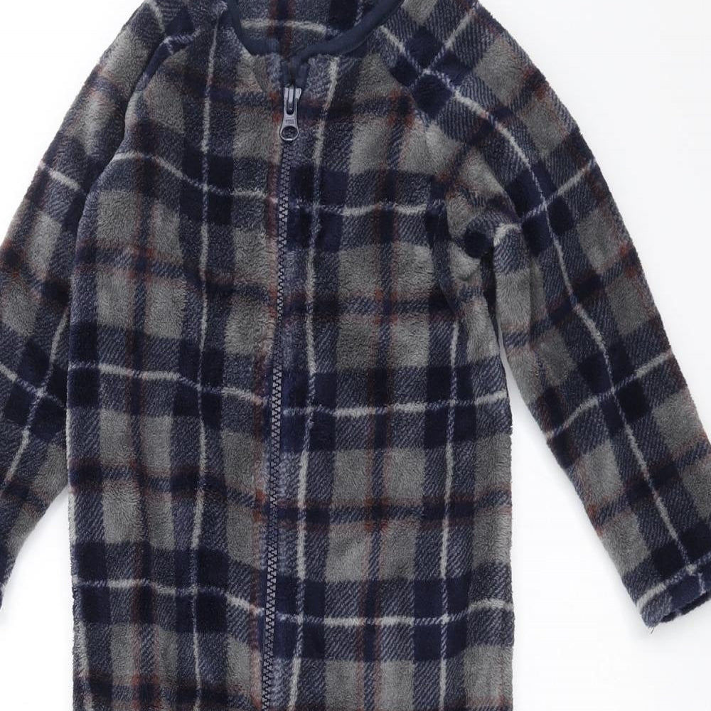 NEXT Boys Blue Plaid   One Piece Size 12-18 Months  - onesie