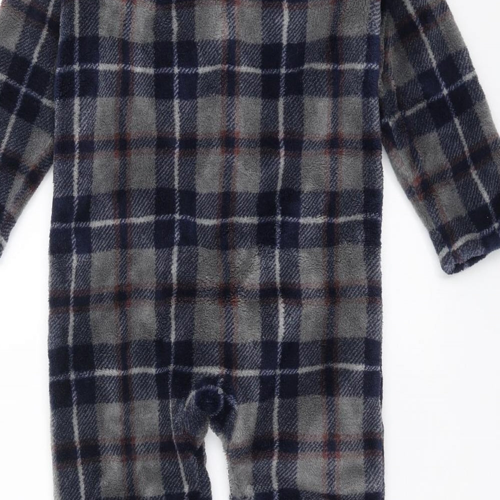 NEXT Boys Blue Plaid   One Piece Size 12-18 Months  - onesie