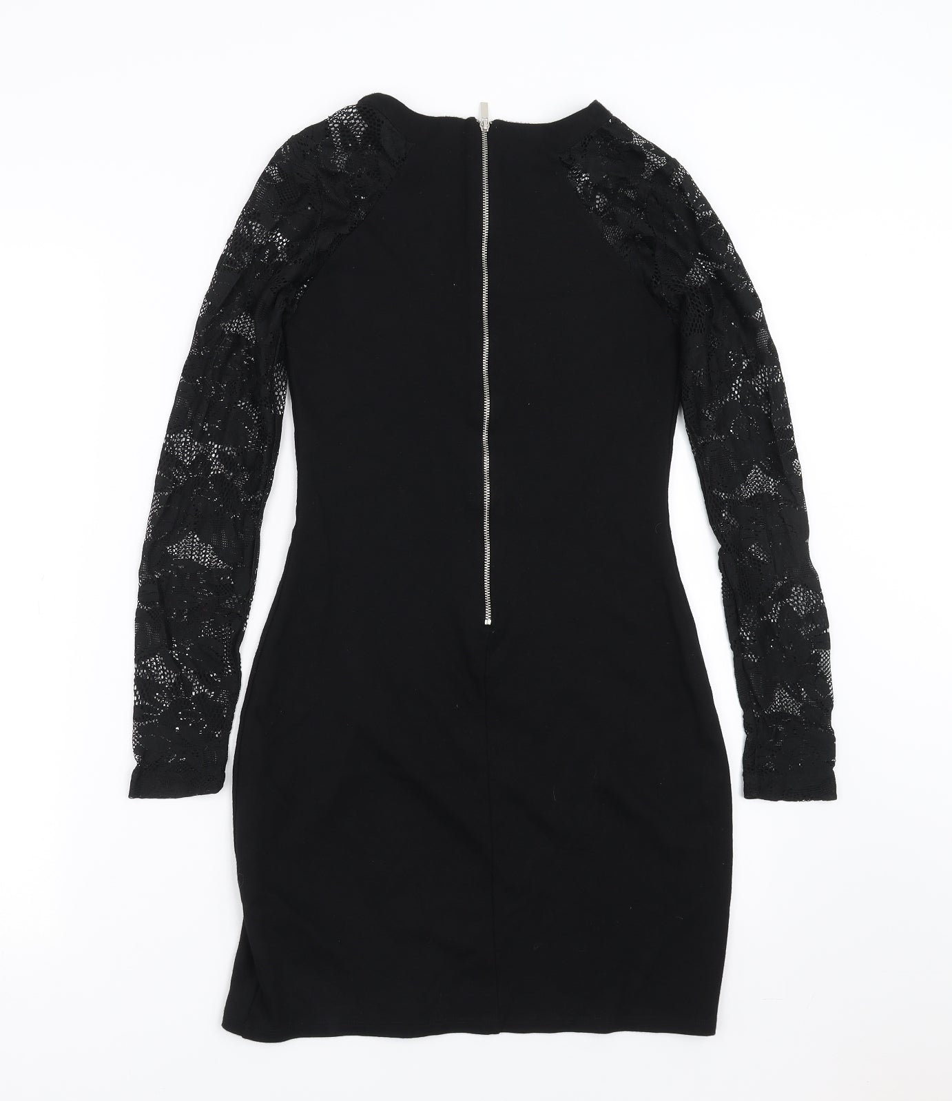 French Connection Womens Black   Bodycon  Size 10  - Lace sleeves