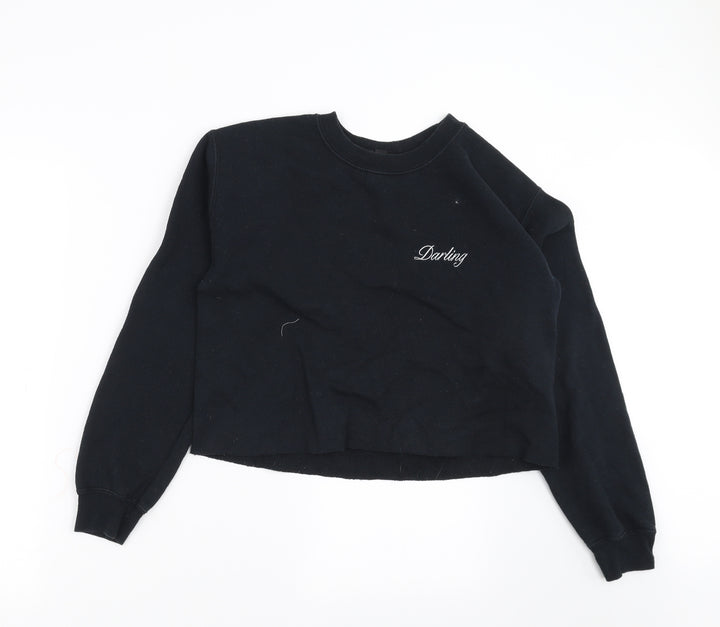Topshop Womens Blue   Pullover Sweatshirt Size S  - Darling