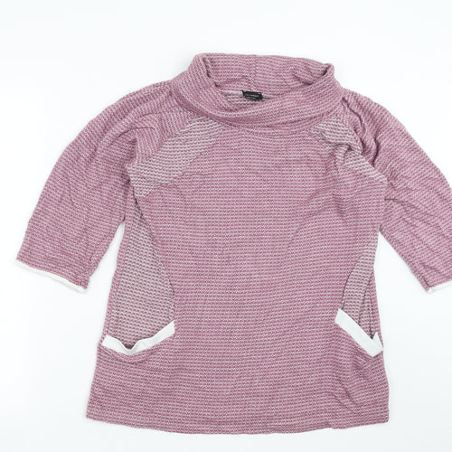 Luca Vanucci Womens Purple   Pullover Jumper Size XL