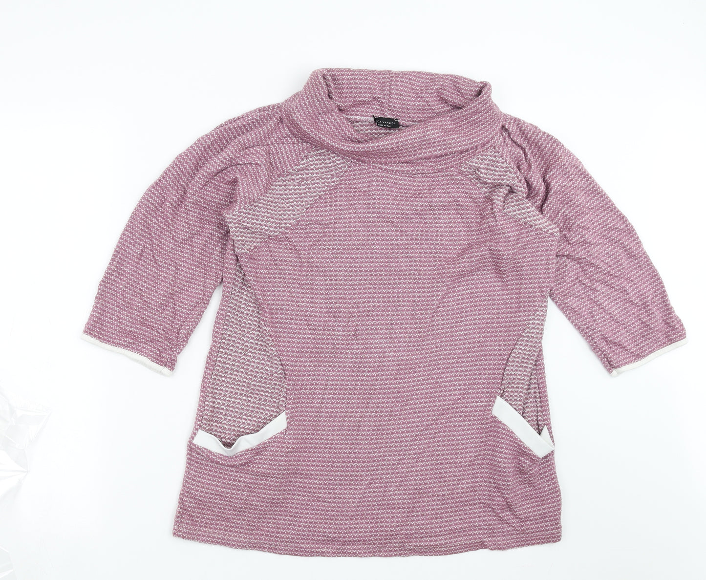 Luca Vanucci Womens Purple   Pullover Jumper Size XL