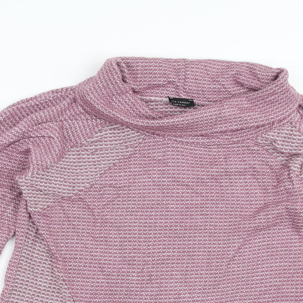 Luca Vanucci Womens Purple   Pullover Jumper Size XL