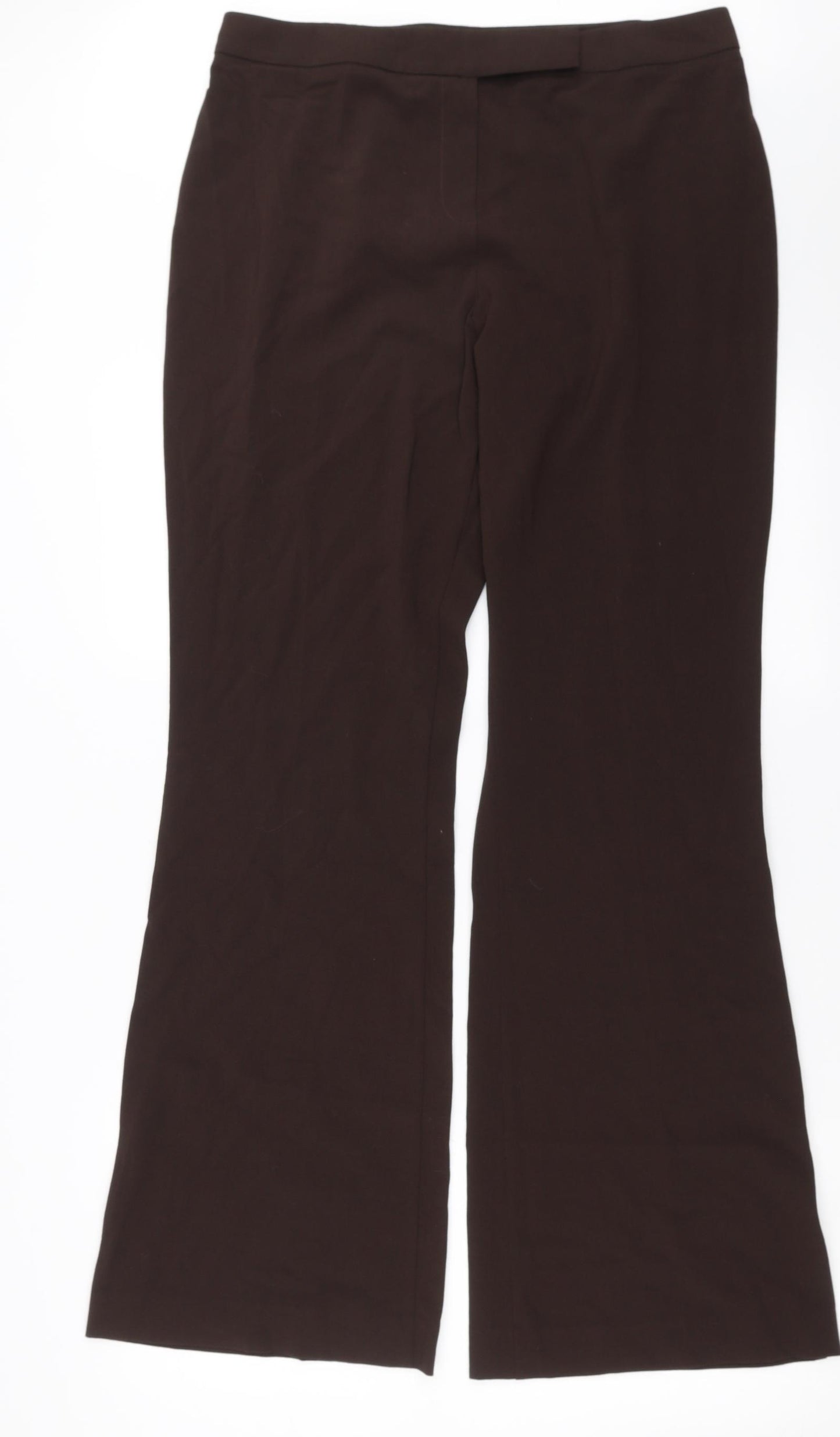 Marks and Spencer Womens Brown   Trousers  Size 16 L33 in