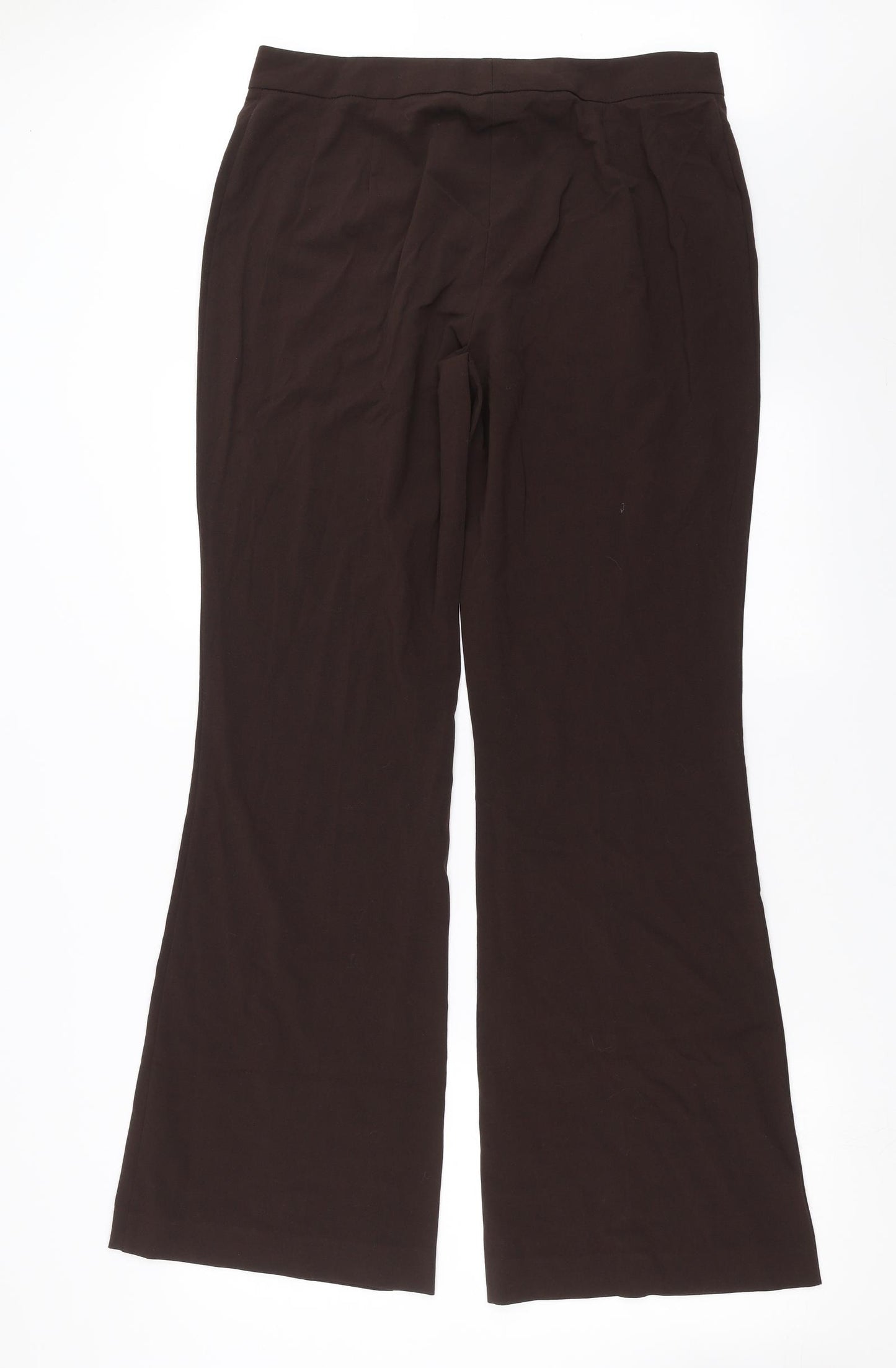 Marks and Spencer Womens Brown   Trousers  Size 16 L33 in