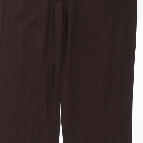 Marks and Spencer Womens Brown   Trousers  Size 16 L33 in