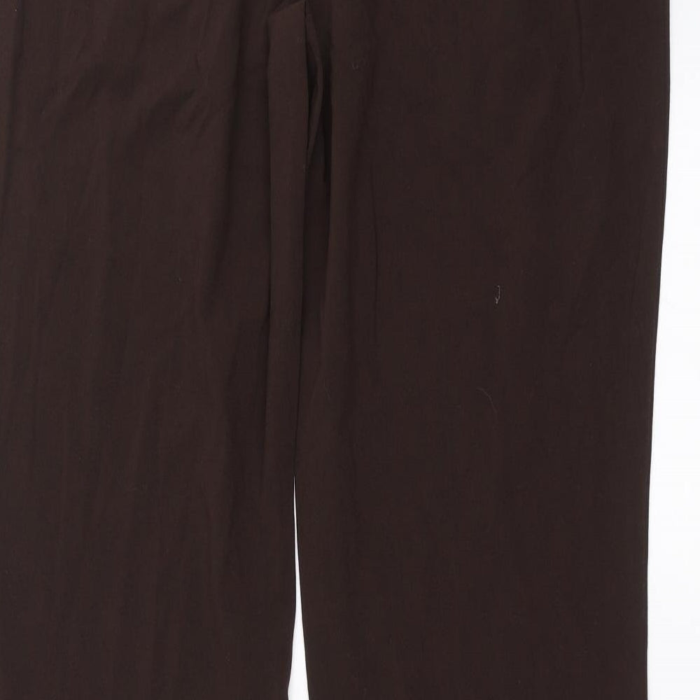 Marks and Spencer Womens Brown   Trousers  Size 16 L33 in