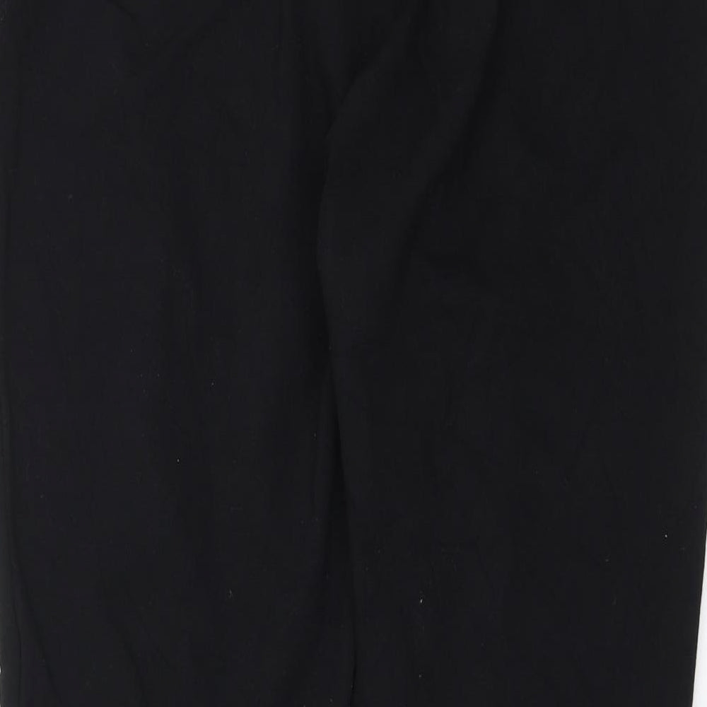 F&F Womens Black   Cropped Trousers Size 16 L23 in