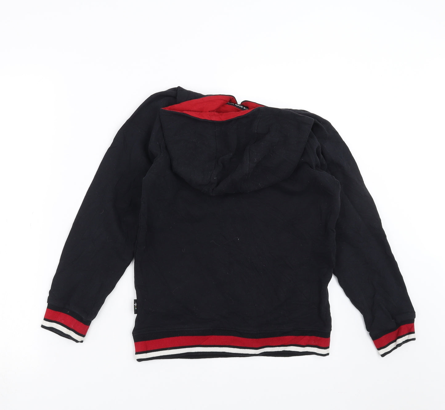 TU Boys Black   Pullover Hoodie Size 10 Years  - Welsh Rugby