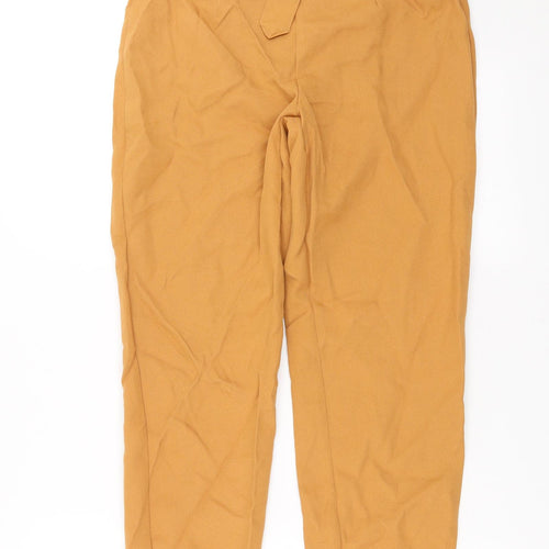 Missguided Womens Brown   Trousers  Size 8 L25 in