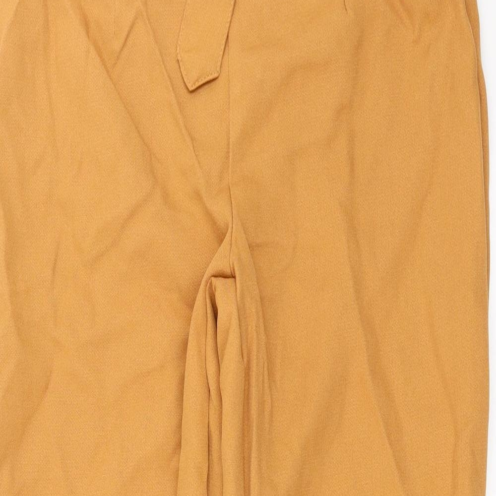 Missguided Womens Brown   Trousers  Size 8 L25 in
