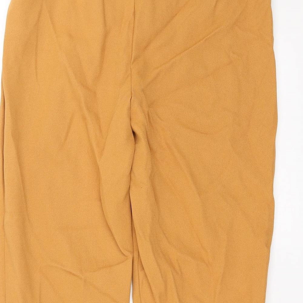 Missguided Womens Brown   Trousers  Size 8 L25 in