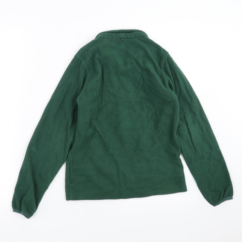 Mountain Warehouse Boys Green  Fleece Full Zip Jumper Size 9-10 Years