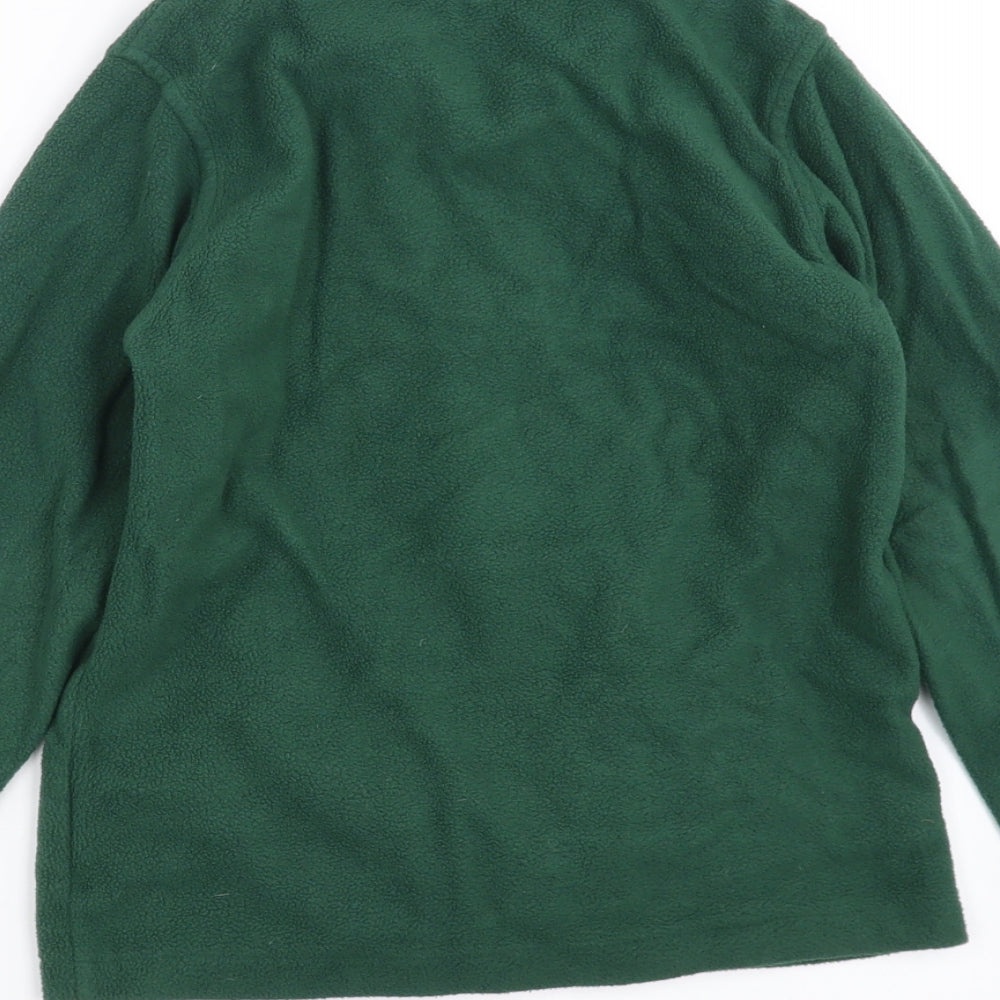 Mountain Warehouse Boys Green  Fleece Full Zip Jumper Size 9-10 Years