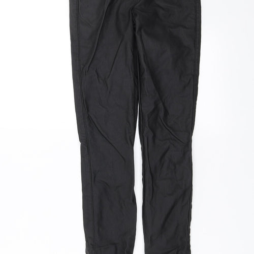 Missguided Womens Black   Trousers  Size 8 L28 in