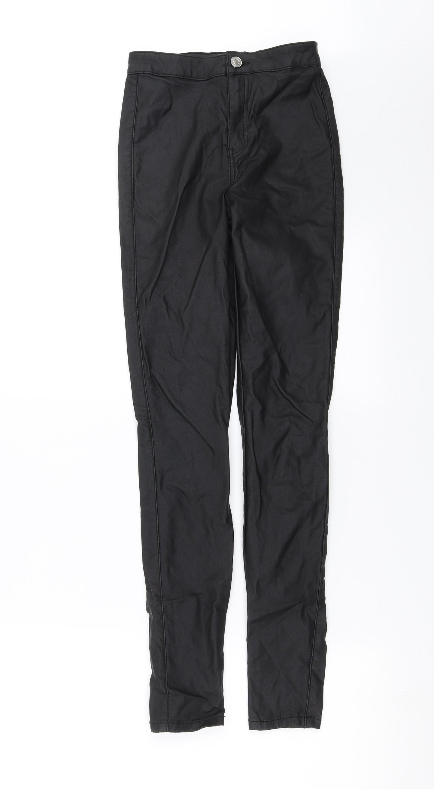 Missguided Womens Black   Trousers  Size 8 L28 in